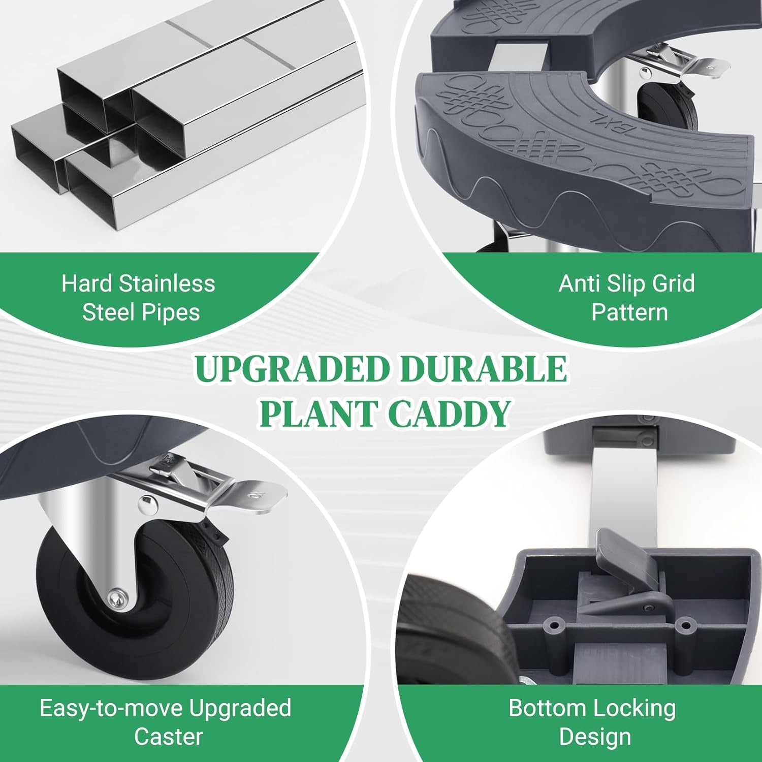 Plantenroller voor Zware Lasten | 36% Korting | 220kg Draagkracht