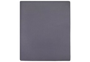 2x Antraciet Jersey Hoeslakens 140x200 cm - Katoen, 61% Korting!