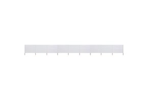 vidaXL Windscherm 9-panelen Zandwit - 52% Korting!
