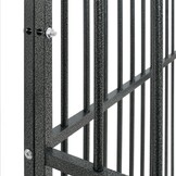 vidaXL Hondenkennel 4 panelen, zwart - 58% Korting!