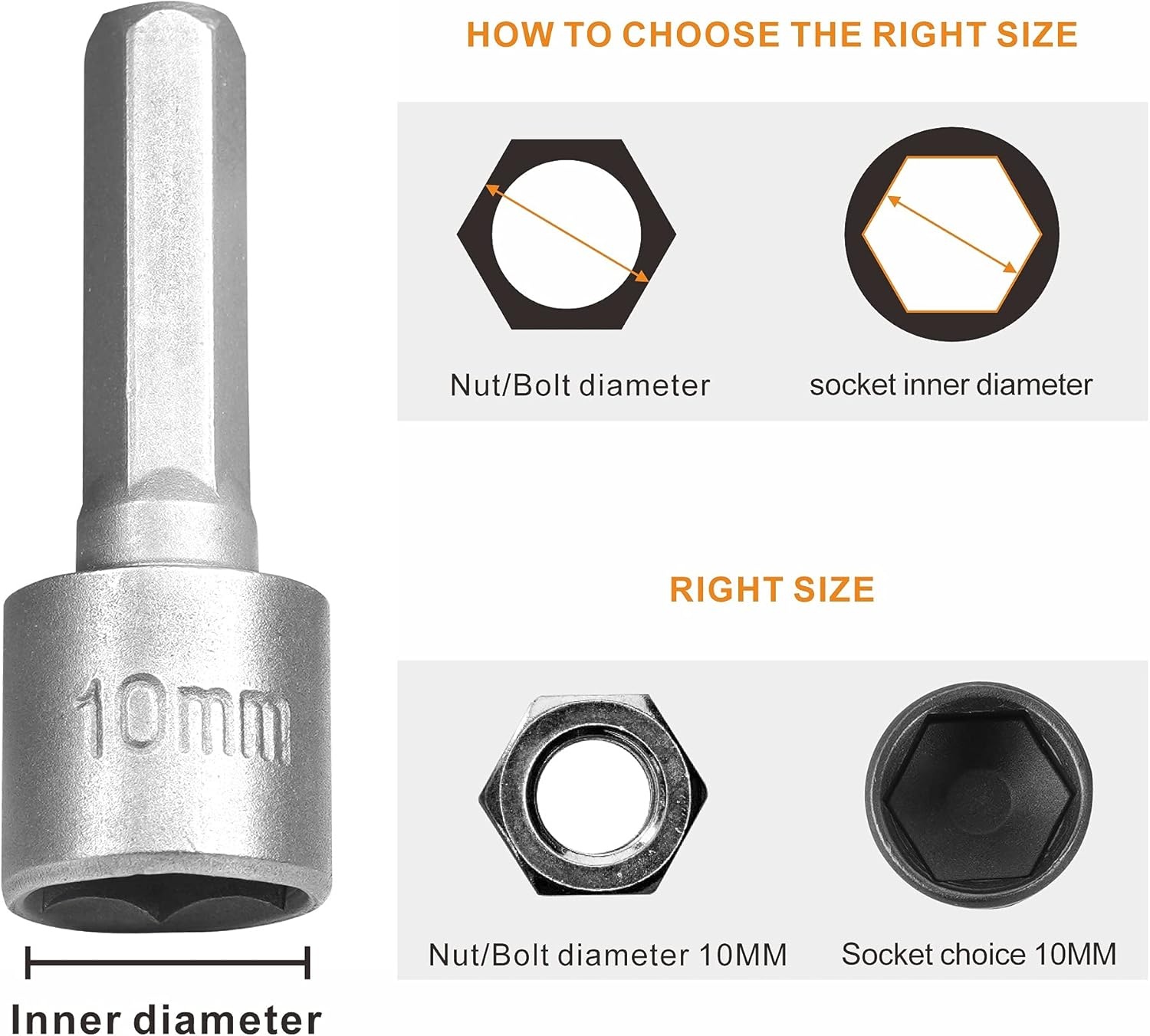 Dopsleuteladapter Set: 14 Delig, CR-V, Magnetisch - Nu 34% Korting!
