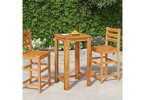 VidaXL Bartafel Acaciahout - 60x60x105 cm (47% korting!)