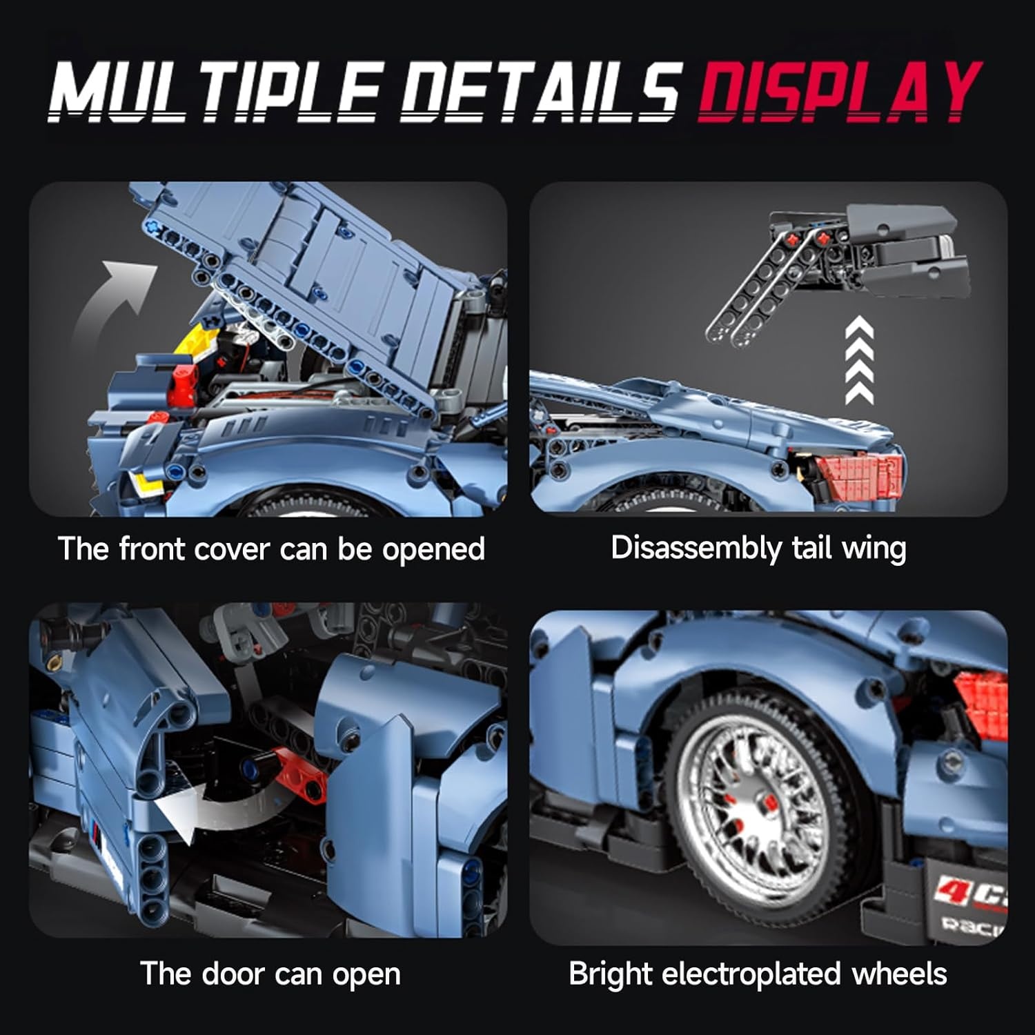 Technic Raceauto Bouwset 1:10 - 2280 Stuks - 34% Korting!