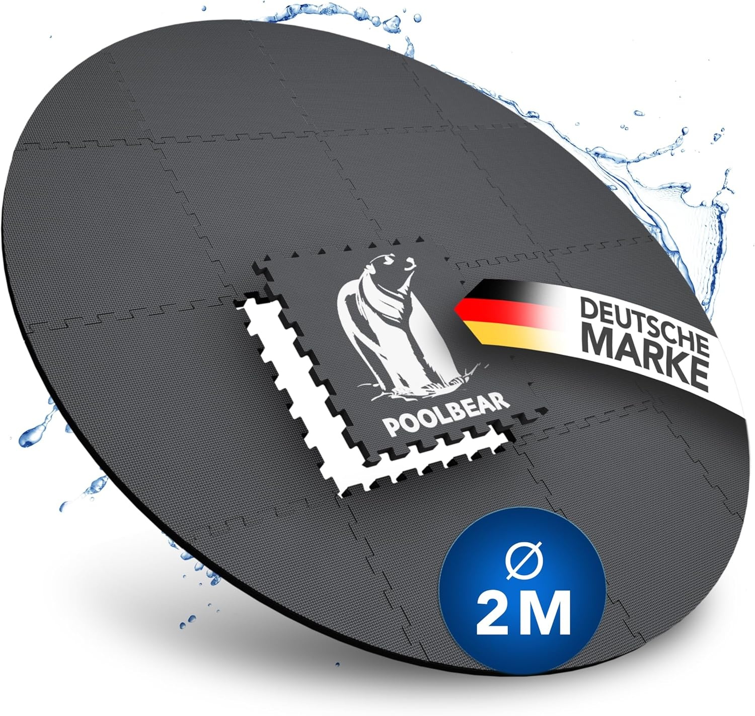 Ronde Zwembadonderlegger Zwart 200cm - 52% Korting!