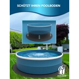 Ronde Zwembadonderlegger Zwart 200cm - 52% Korting!