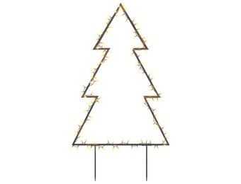 vidaXL Kerstboom Verlichting - 115 Warmwitte LED's, 90cm - 67% Korting
