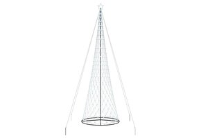 Retourtje: 500cm LED Kerstboom Koudwit - 70% Korting!
