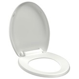 vidaXL Soft-close Toiletbril - Wit - 60% Korting