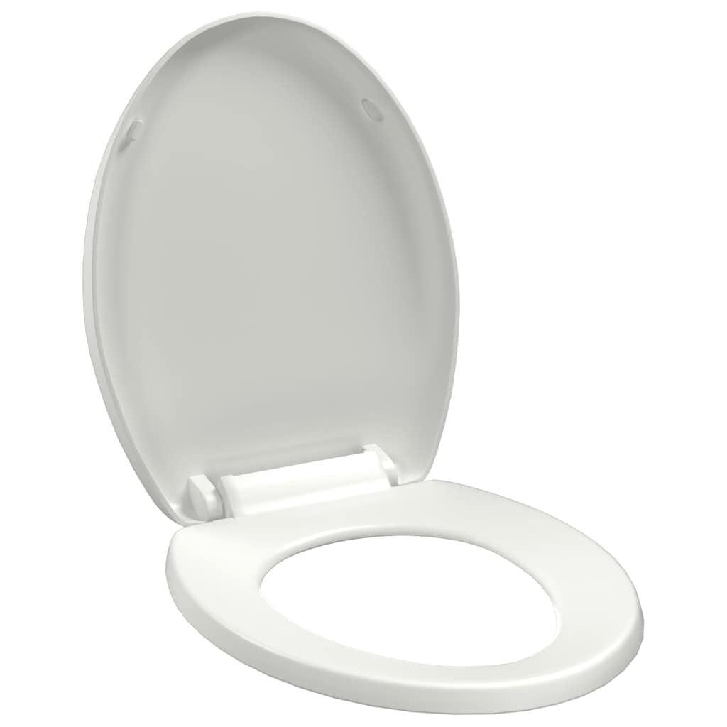 vidaXL Soft-close Toiletbril - Wit - 60% Korting