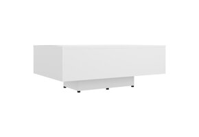 vidaXL Salontafel 85x55x31 cm Bewerkt Hout Wit - 51% Korting!