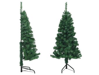 Hoekkerstboom 150 cm PVC Groen (57% Korting)