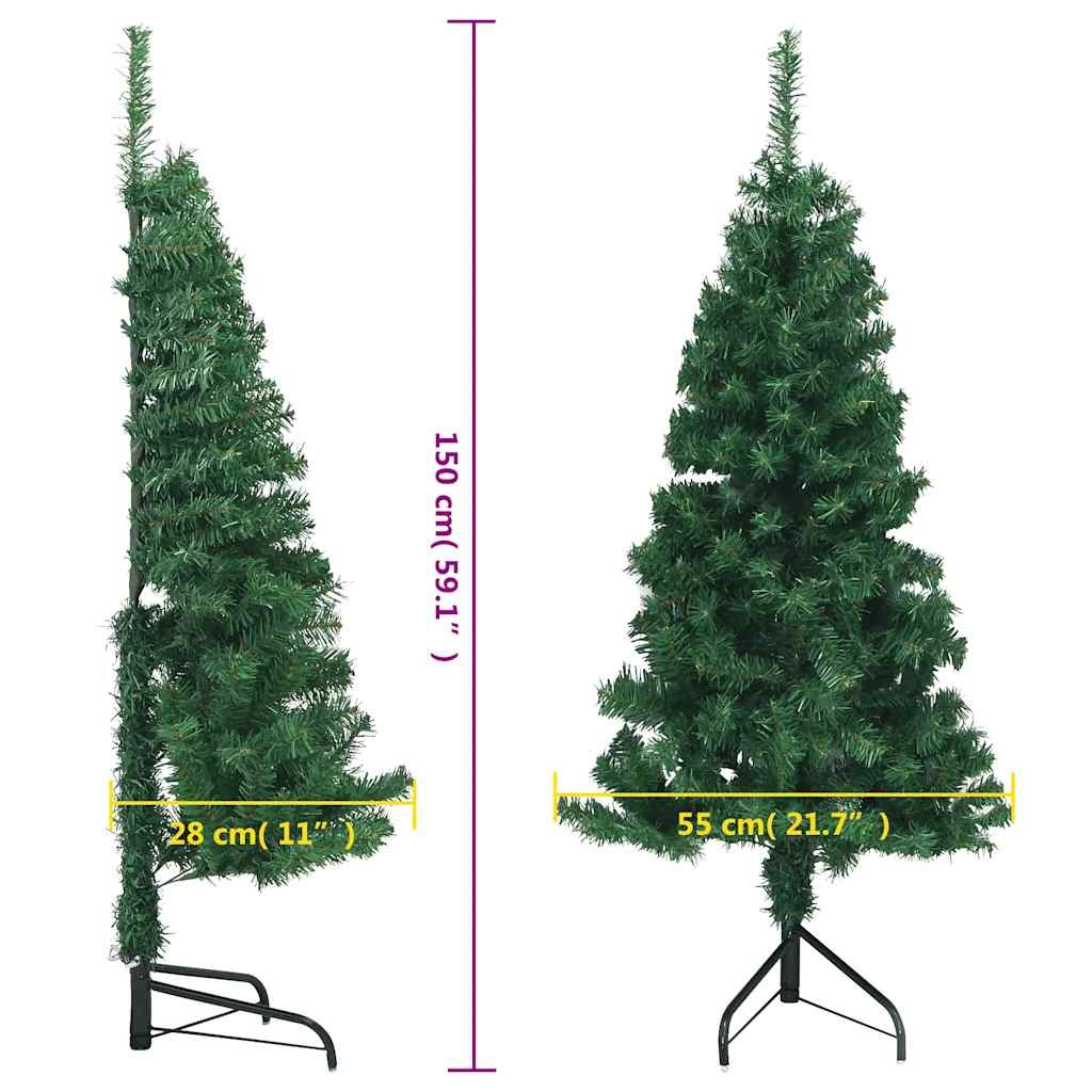 Hoekkerstboom 150 cm PVC Groen (57% Korting)