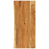 Massief Acaciahout Wastafelblad 140x52cm - 76% Korting