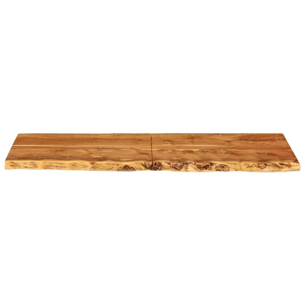 Massief Acaciahout Wastafelblad 140x52cm - 76% Korting