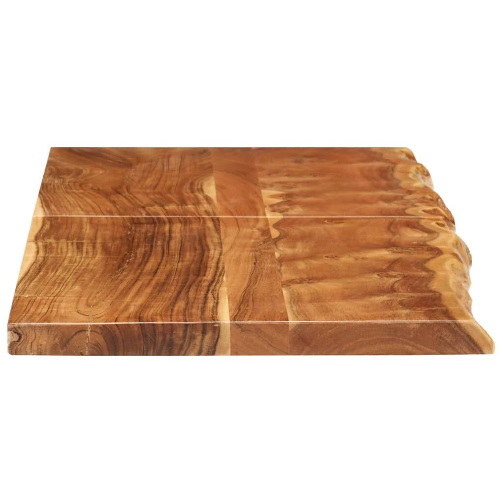 Massief Acaciahout Wastafelblad 140x52cm - 76% Korting