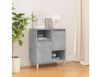 Dressoir Betongrijs Bewerkt Hout (60x35x70 cm) - 60% Korting