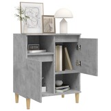 Dressoir Betongrijs Bewerkt Hout (60x35x70 cm) - 60% Korting