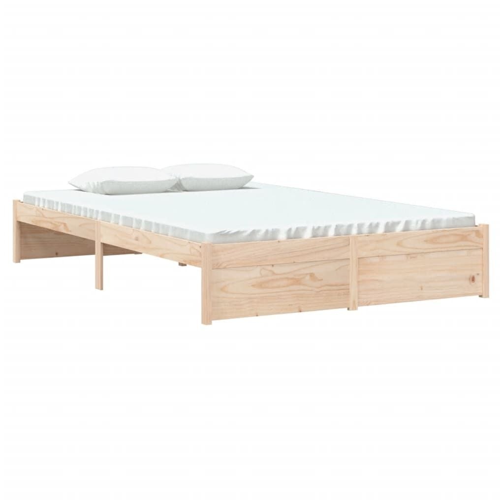 VidaXL Massief Houten Bedframe (120x200cm) - 67% Korting!