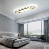 Dimbare LED Plafondlamp (70cm Goud) - 36% Korting!