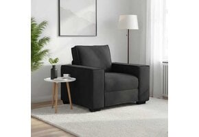 vidaXL Fauteuil Fluweel Zwart - 63% Korting!