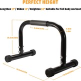 Parallettes Ligsteunen voor Push-ups & Dips - Ergonomisch & Duurzaam Thuistrainingsapparaat