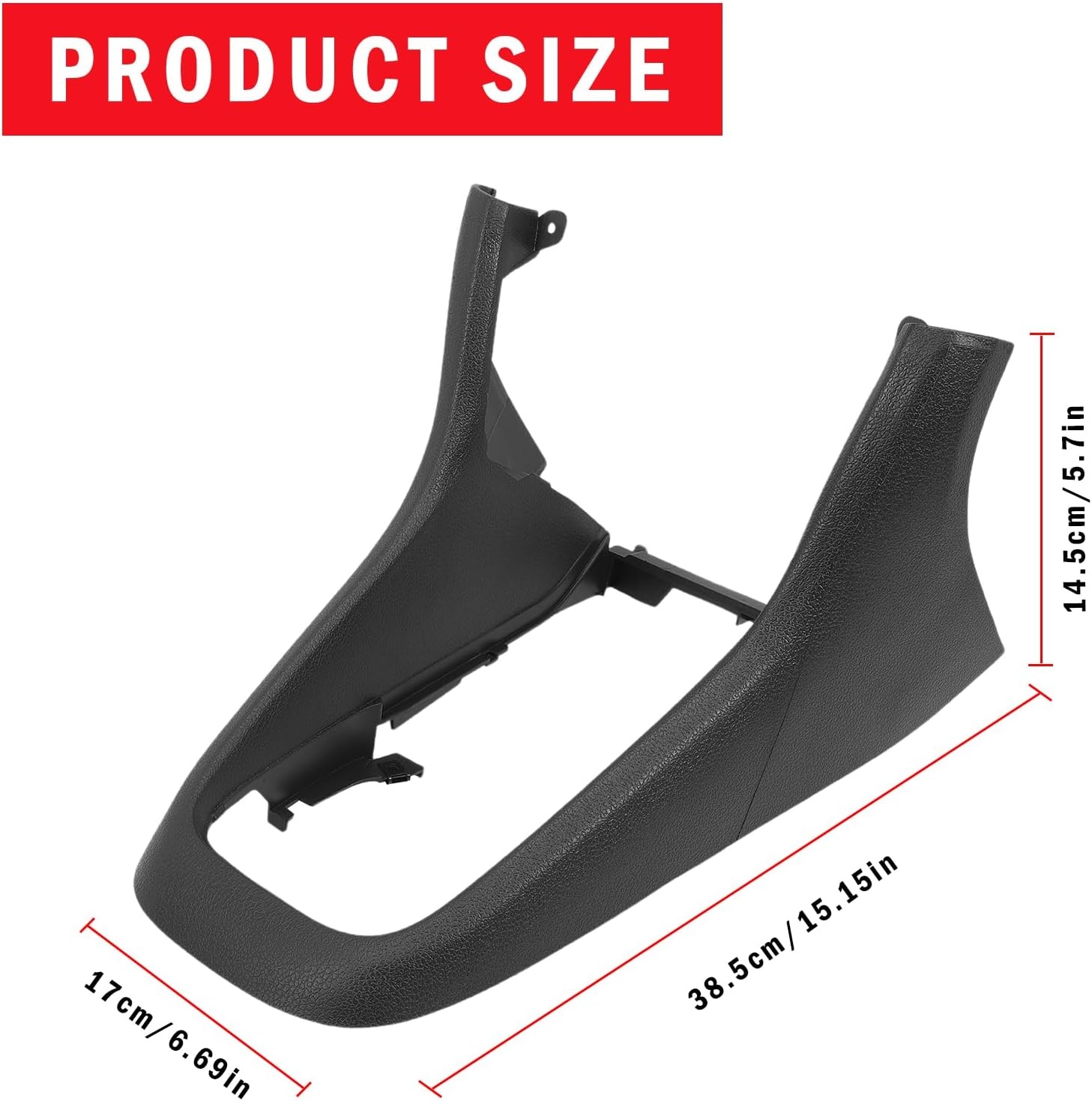 Middenconsole Bekleding Golf 6 MK6 (2008-2013) - Zwart ABS (64% Korting)
