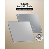 Touchpad Trackpad Bluetooth Multi-Touch Oplaadbaar Nauwkeurig Draagbaar voor 3 Apparaten Windows PC Laptop Desktop - Wit