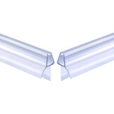2x Douchedeur Afdichting 80cm - 4/6mm Glas - Transparant PVC (44% korting)
