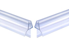 2x Douchedeur Afdichting 80cm (4-6mm glas) | Flexibele PVC Strip met Korting