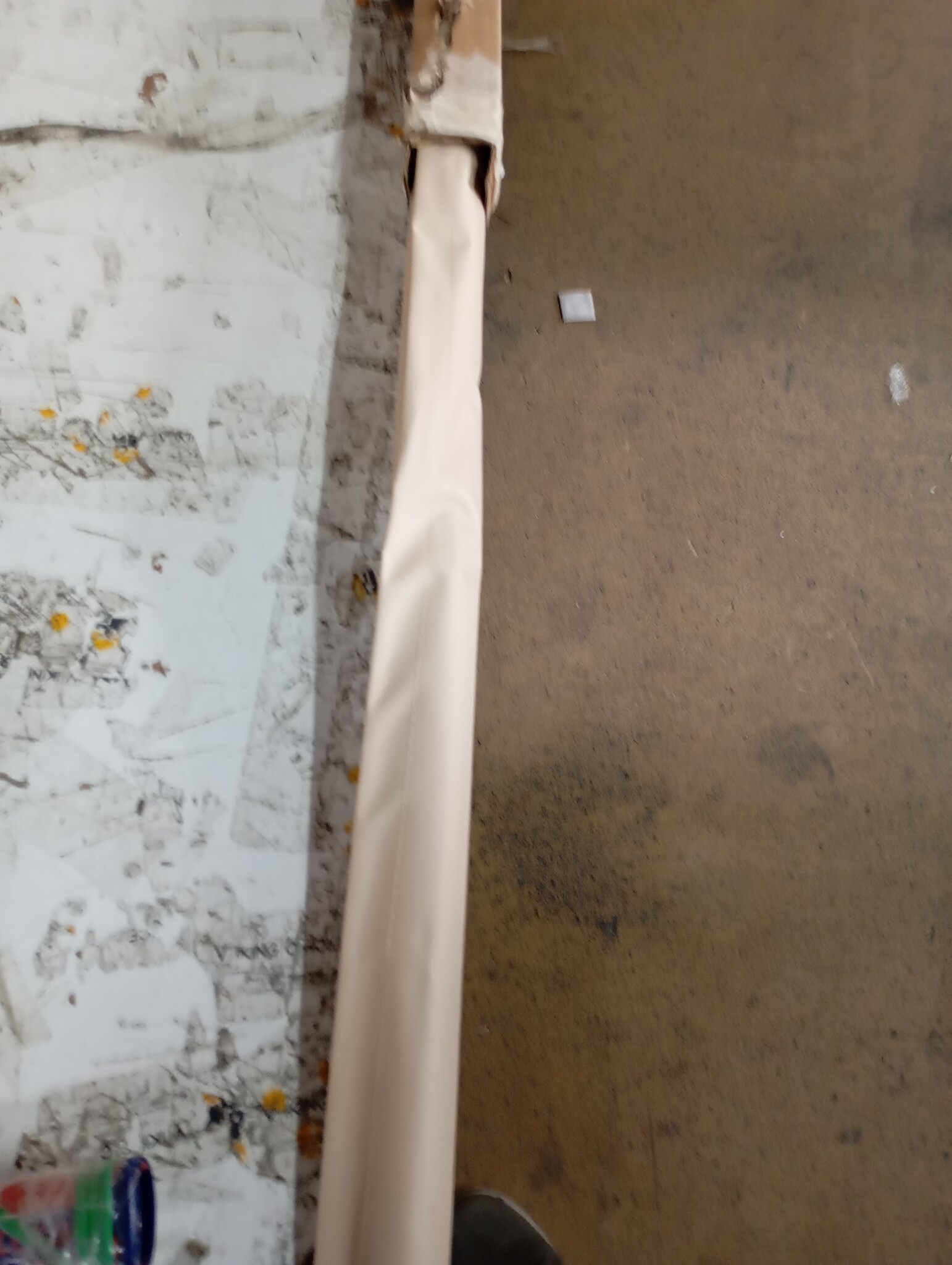 vidaXL Rolgordijn verduisterend 145x230 cm stofbreedte 141,6 cm beige