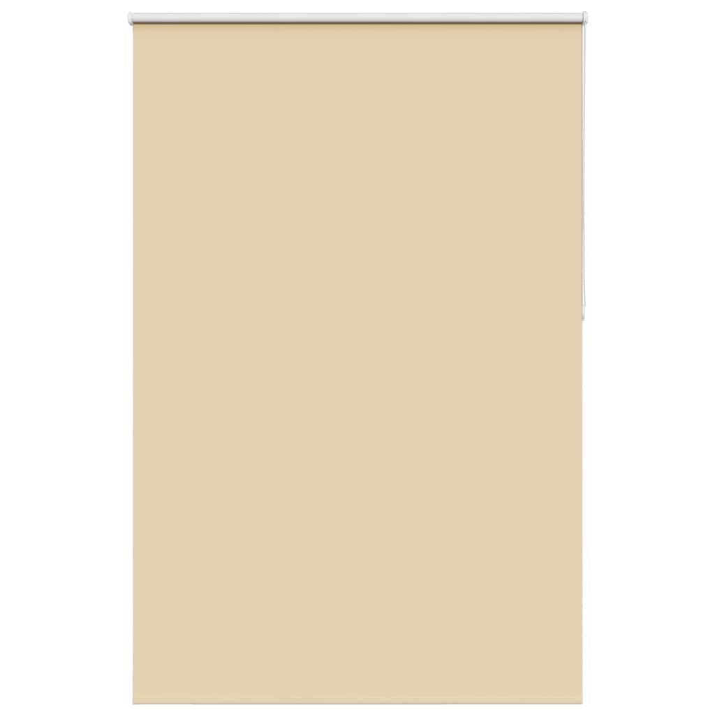 vidaXL Rolgordijn verduisterend 145x230 cm stofbreedte 141,6 cm beige