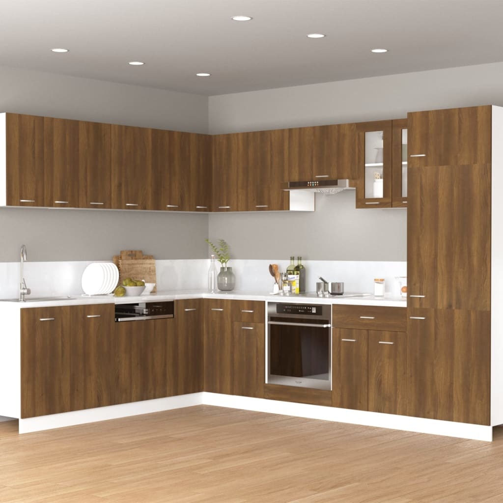 vidaXL Hangkast 60x31x40 cm Bruin Eiken - 62% Korting!