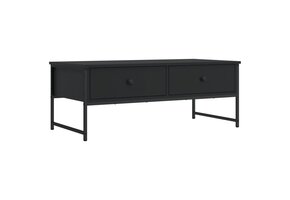 vidaXL Salontafel Bewerkt Hout Zwart - 76% Korting!