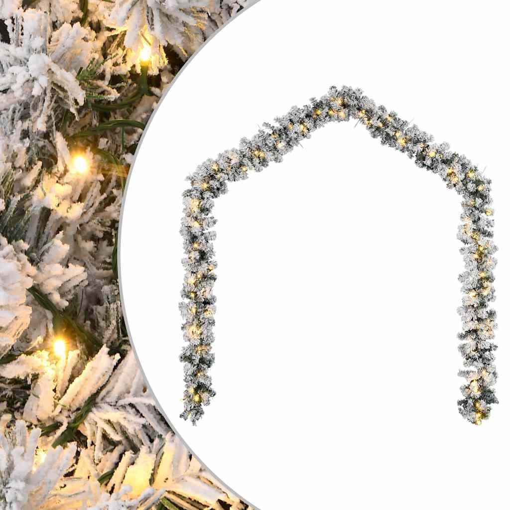 Kerstslinger met LED-verlichting 20m Groen - 60% Korting!