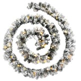 Kerstslinger met LED-verlichting 20m Groen - 60% Korting!