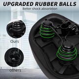 Extra Groot Fietszadel Comfortabel Zacht Ergonomisch Gewatteerd Universeel voor Heren Dames Mountainbike Stadsfiets E-Bike Hometrainer