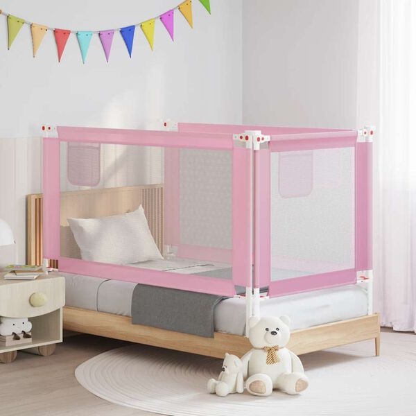 vidaXL Bedhekje Peuter Roze 150x25 cm | 59% Korting