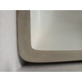 vidaXL Rechthoekige Keramiek Wastafel - Wit - 47,5x35x19,5 cm - 71% Korting!
