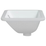 vidaXL Rechthoekige Keramiek Wastafel - Wit - 47,5x35x19,5 cm - 71% Korting!