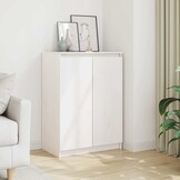 VidaXL Dressoir Grenenhout Wit - 75% Korting!