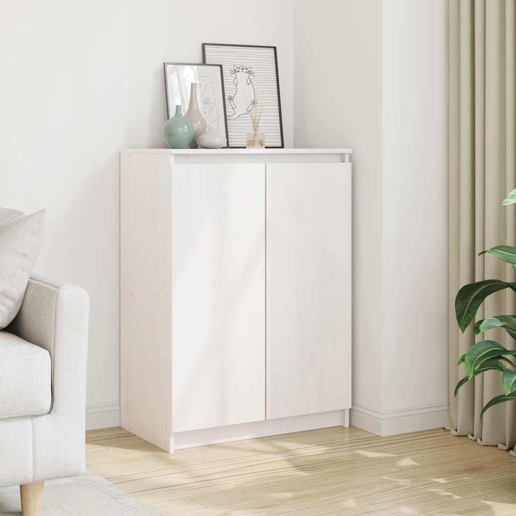 VidaXL Dressoir Grenenhout Wit - 75% Korting!