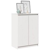 VidaXL Dressoir Grenenhout Wit - 75% Korting!