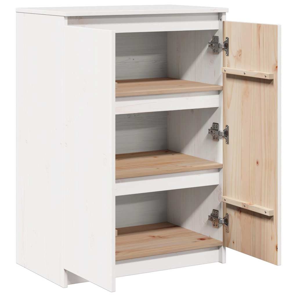 VidaXL Dressoir Grenenhout Wit - 75% Korting!