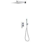 VidaXL Douchesysteem RVS 201 Zilver - 75% Korting