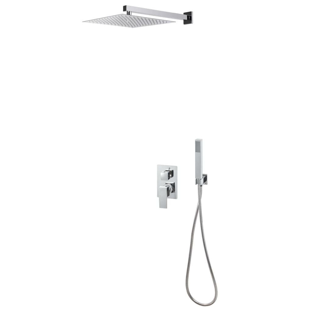VidaXL Douchesysteem RVS 201 Zilver - 75% Korting