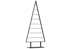 Moderne Metalen Kerstboom Zwart 180cm - 68% Korting
