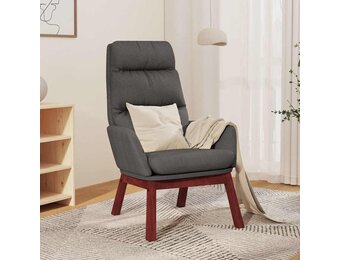 Retrotje: Relaxstoel Stof Donkergrijs (72% Korting!)