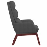 Retrotje: Relaxstoel Stof Donkergrijs (72% Korting!)