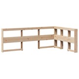 vidaXL Boekenkast Hoofdeinde L-vormig 120 cm - 47% Korting!