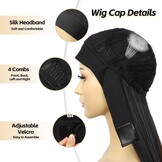 Zwarte Watergolf Haarbandpruik Synthetisch 26" Glueless - 52% Korting!